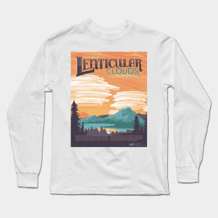 Lenticular Clouds // WUNDERGROUND Long Sleeve T-Shirt